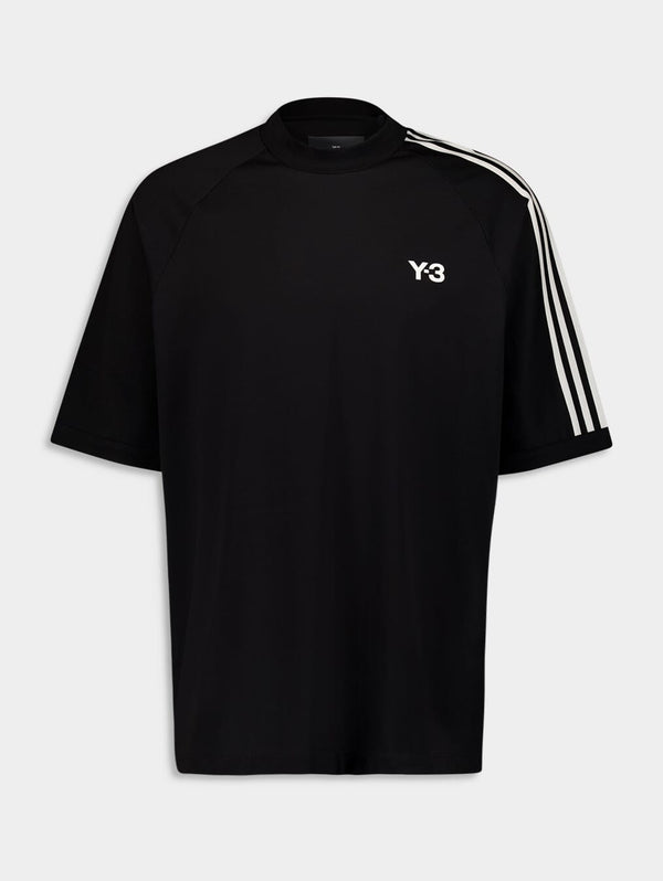 Y-3Logo-Print Cotton T-Shirt at Fashion Clinic