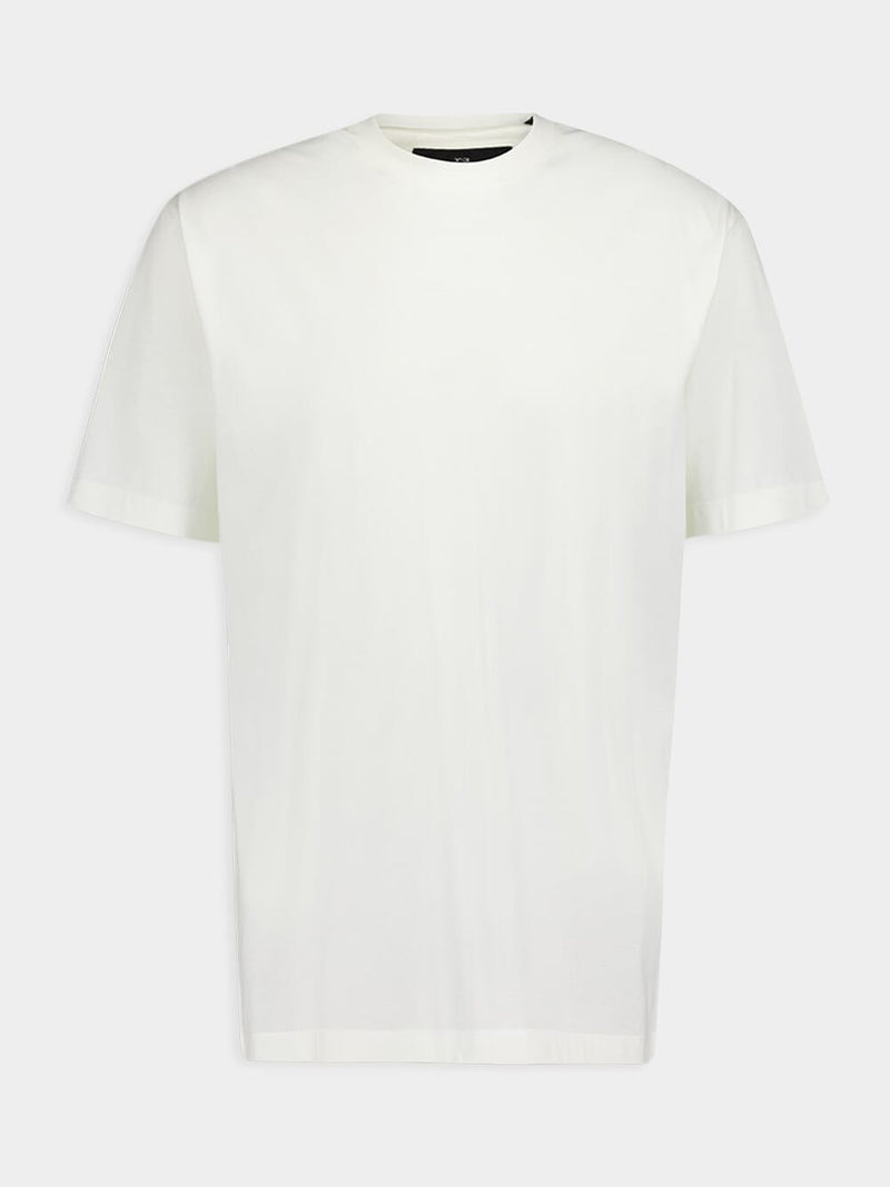 Y-3Relaxed Fit White Tee at Fashion Clinic