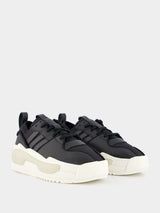 Y-3Rivalry Leather Sneakers at Fashion Clinic