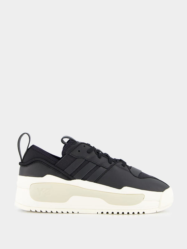 Y-3Rivalry Leather Sneakers at Fashion Clinic