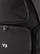 Y-3Sleek Designer Black Backpack at Fashion Clinic