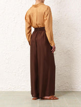 ZimmermannAugust Relaxed Silk Trousers at Fashion Clinic