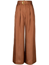 ZimmermannSilk palazzo trousers at Fashion Clinic