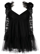 ZimmermannTulle Ruched mini dress at Fashion Clinic